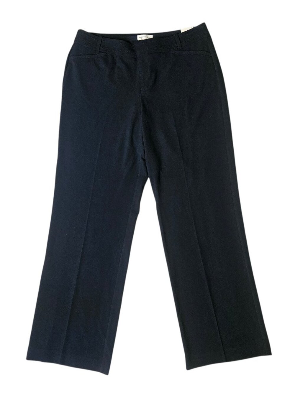 NWT Christopher Banks Trouser Women's 16 Modern Fit Straight Leg Black Dressy